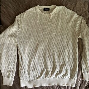 Men’s XL cream colored sweater, brand is Tosani